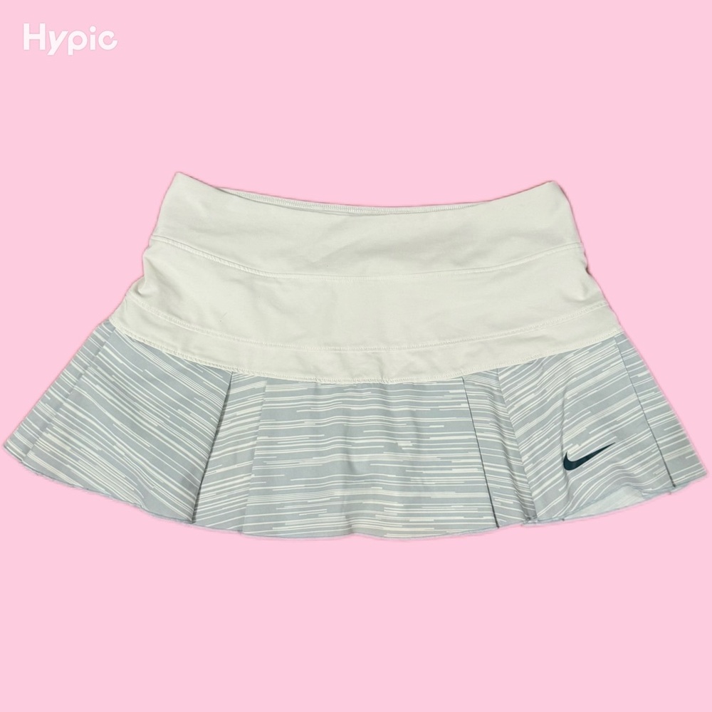 Nike White Cream Mini Tennis Skirt - image 1